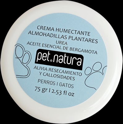 Crema Humectante de Almohadillas Plantares y Callosidades Pet Natura 75ml